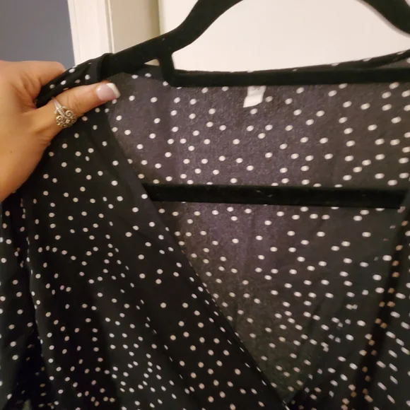 Chiffon ruffle mini dress with belt - Picture 8 of 8